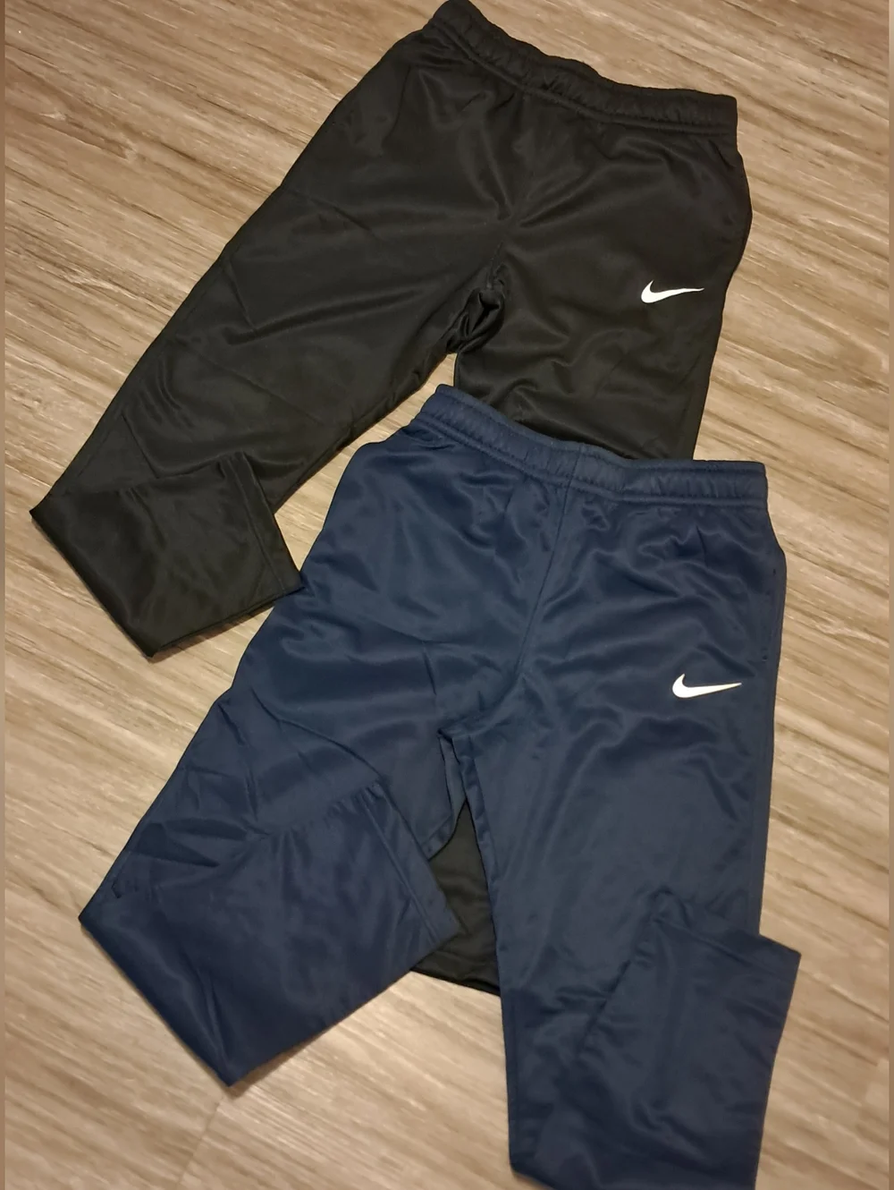 Nike Standard Fit Track Pants Boys XL Black / Blue Lot Of (2) New - Picture 5 of 8